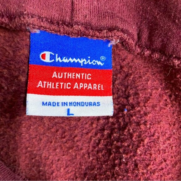 Vintage Champion Burgundy ASU Arizona State University Sun Devils Hoodie L - Picture 3 of 16
